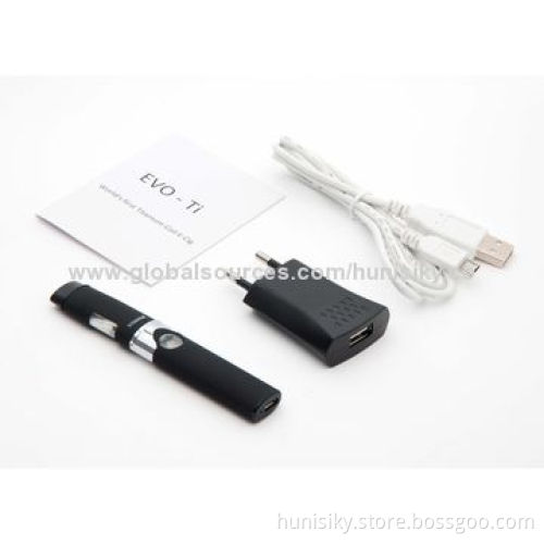 Hot Selling, EVO-Ti 360mAh Titanium Atomizer Evo Ti, Ecig Kit